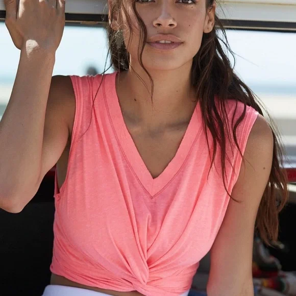 FP Movement by Free People Coral Twist Crop Top - Picture 8 of 8